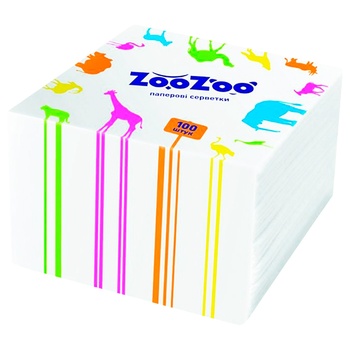 Servetele de masa ZooZoo alb 1 strat 24*23cm 100buc - cumpărați, prețuri pentru BONUS - foto 2