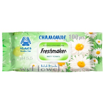 Салфетки влажные Fresmaker Chamomile 100шт - купить, цены на BONUS - фото 3