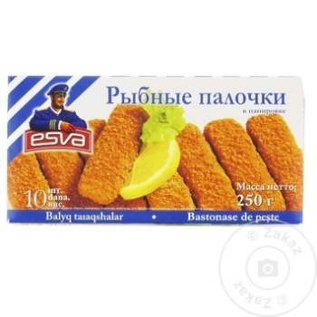 Pыбные палочки Esva 250г - купить, цены на BONUS - фото 1