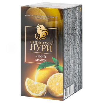 Чай чёрный Принцесса Нури лимон в пакетиках 2г*25 - купить, цены на BONUS - фото 2