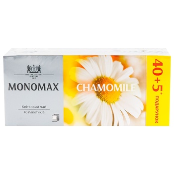 Ceai de flori Monomaх Chamomile in plicuri 1.5g*45buc - cumpărați, prețuri pentru BONUS - foto 2