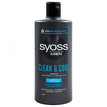 Шампунь Syoss Clean&Cool 440мл - купить, цены на METRO - фото 1