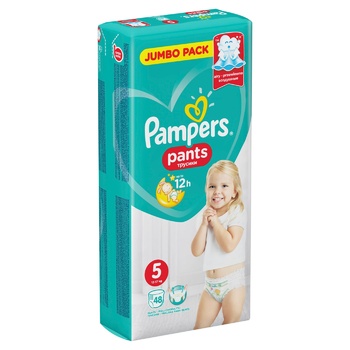 Трусики Pants Pampers Maxi 9-14кг Nr.5 48шт - купить, цены на METRO - фото 1