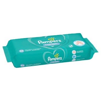 Влажные салфетки Pampers Fresh 52шт - купить, цены на BONUS - фото 2