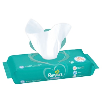 Влажные салфетки Pampers Fresh 52шт - купить, цены на METRO - фото 3