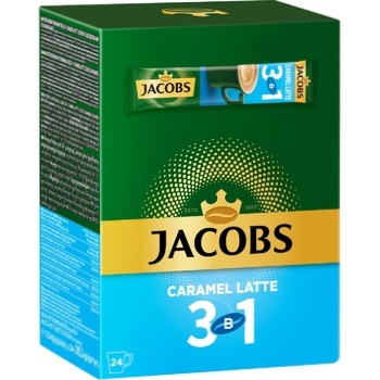 Băutură de cafea Jacobs 3in1 Caramela 24x12,3g - cumpărați, prețuri pentru METRO - foto 1