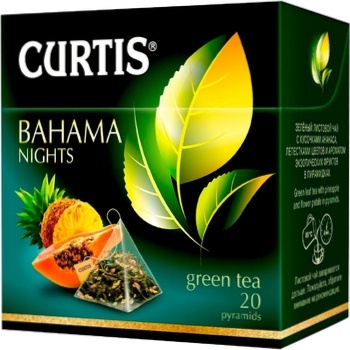 Чай зеленый Curtis в пирамидках Bahama Nights 1,8г*20шт - купить, цены на METRO - фото 1