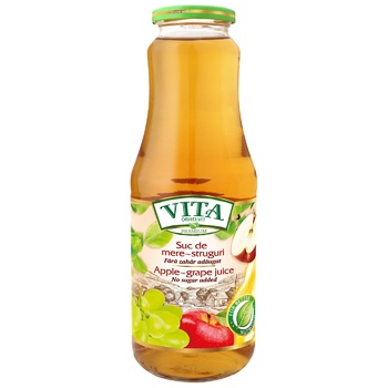 Suc de mere și struguri VITA Premium 1l - cumpărați, prețuri pentru BONUS - foto 1
