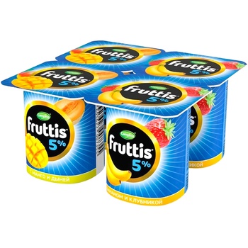 Iaurt Campina Fruttis pepene galben/banana 5% 4x115g - cumpărați, prețuri pentru METRO - foto 1