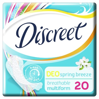 Ежедневные прокладки Discreet Ocean Breeze 20шт - купить, цены на BONUS - фото 5