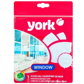 Салфетка York Window микрофибрa - купить, цены на BONUS - фото 1