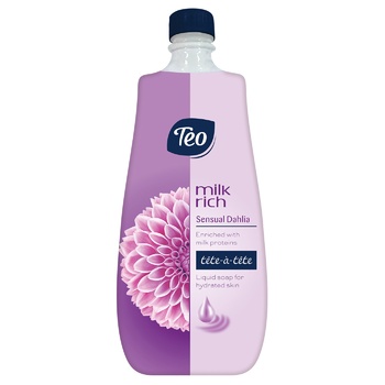 Мыло жидкое Teo Milk запаска 800мл - купить, цены на BONUS - фото 1