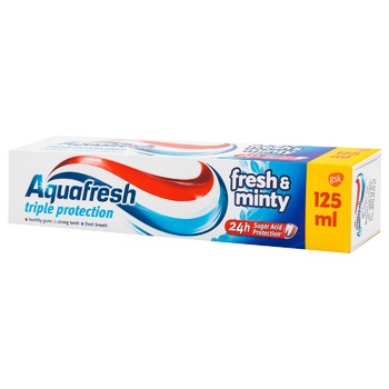 Pasta de dinti Aquafresh Fresh Minty 125ml - cumpărați, prețuri pentru BONUS - foto 3
