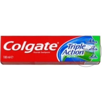 Pasta de dinti Colgate Triple Action 100ml - cumpărați, prețuri pentru BONUS - foto 1