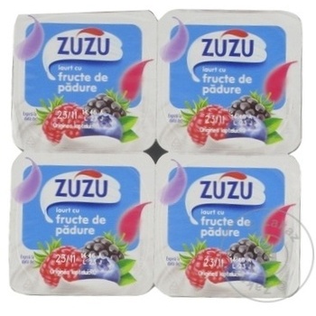 Йогурт Zuzu с ягодами 4X125г - купить, цены на BONUS - фото 1