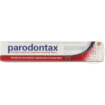Зубная паста Paradontax White 75мл - купить, цены на BONUS - фото 1